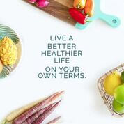 Health Goals Image says Live A Better Healthier Life On Your Own Terms