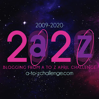 Currently #AtoZChallenge 2020 badge