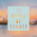 image description pink and blue sky with the words 20 books of summer