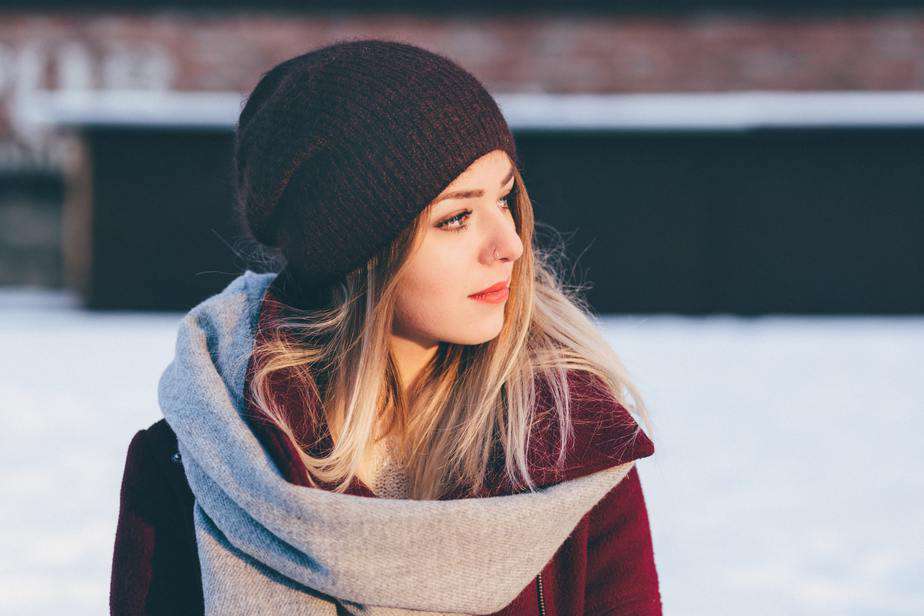 Image of a woman looking off into the distance